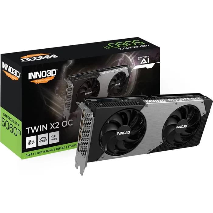 Grafička Inno3D GeForce RTX5060Ti Twin X2 OC, 8GB GDDR7