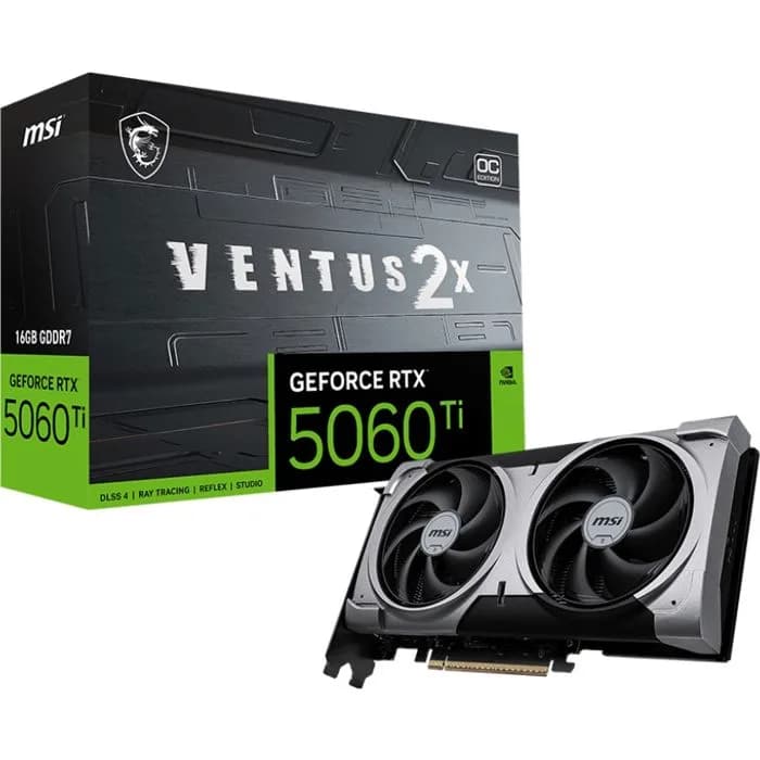 Grafička MSI GeForce RTX5060Ti Ventus 2X OC Plus, 16GB GDDR7