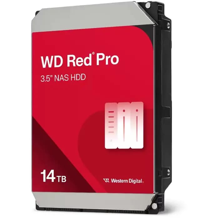 Hard disk WD Red Pro (3.5", 14TB, SATA3 6Gb/s, 512MB Cache, 7200rpm)