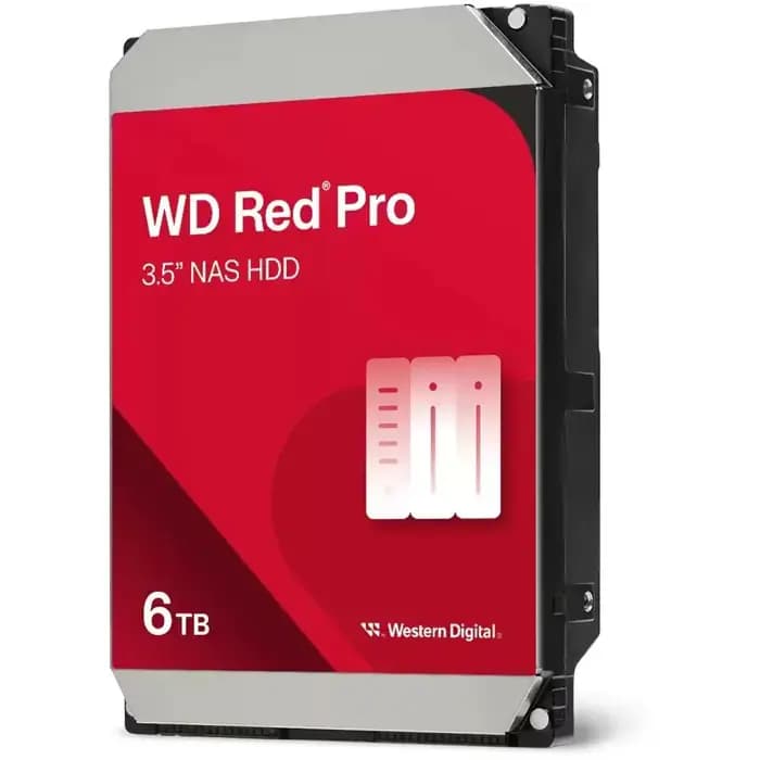 Hard disk WD Red Pro NAS (3.5", 6TB, SATA3 6Gb/s, 256MB Cache, 7200rpm)