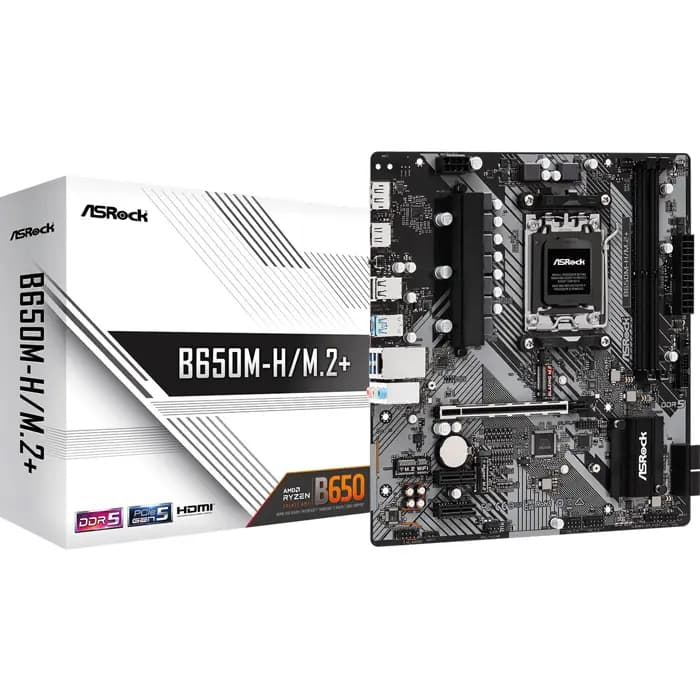 Matična ploča ASRock B650M-H/M.2+, AMD AM5, Micro ATX