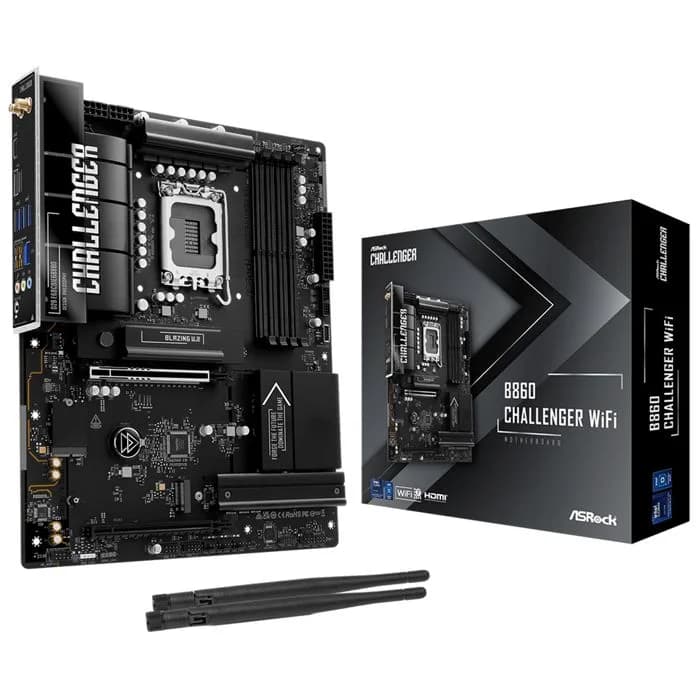 Matična ploča ASRock B860 Challenger WiFi, LGA1851, WiFi, ATX