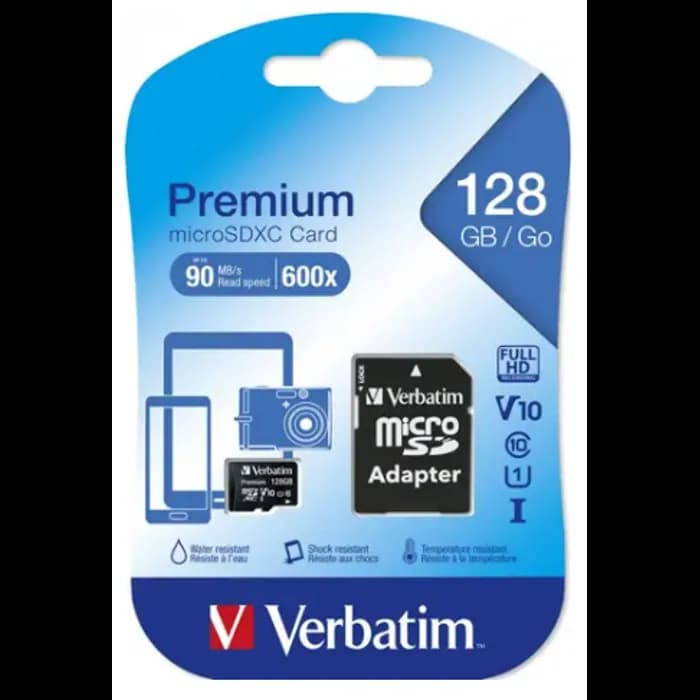Memorijska kartica Verbatim 44085 , microSDXC, XC Class 10, 128GB