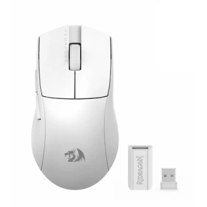 Miš Redragon K1ng Pro M916, bežični, gaming, 26000DPI, bijeli