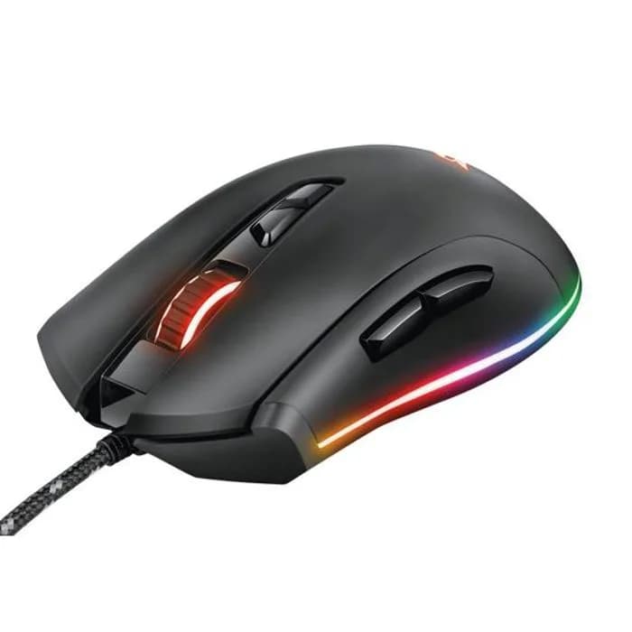 Miš Trust GXT 900 Qudos, žičani, gaming, 15000DPI, Crni