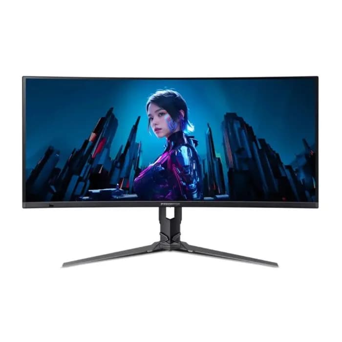 Monitor Acer 34" Predator X34X5bmiiphuzx, UM.CXXEE.501, QD-OLED, gaming, AMD FreeSync Premium 240Hz, 0.01ms (GTG), 2xHDMI, DP, USB, 4K