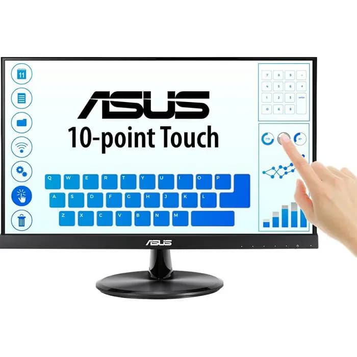 Monitor Asus 21.5" VT229H, IPS, VGA, HDMI, Zvučnici, Touch, Full HD