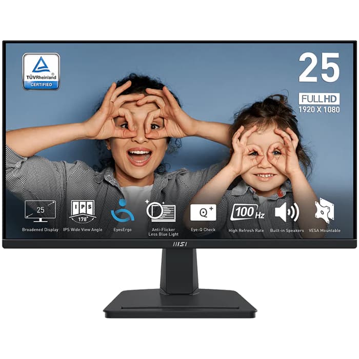 Monitor MSI 24.5" PRO MP251 E14L, IPS, AMD FreeSync, 144Hz, HDMI, VGA, Full HD