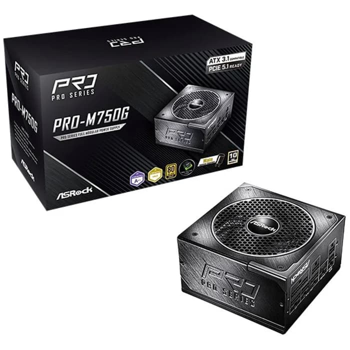 Napajanje ASRock M750G Pro, 750W, 80+ Gold, ATX