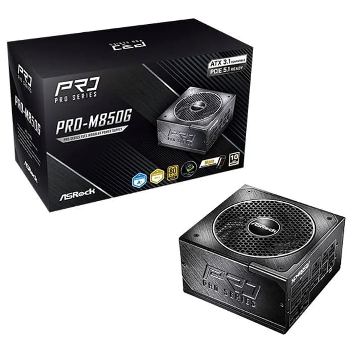 Napajanje ASRock M850G Pro, 850W, 80+ Gold, ATX
