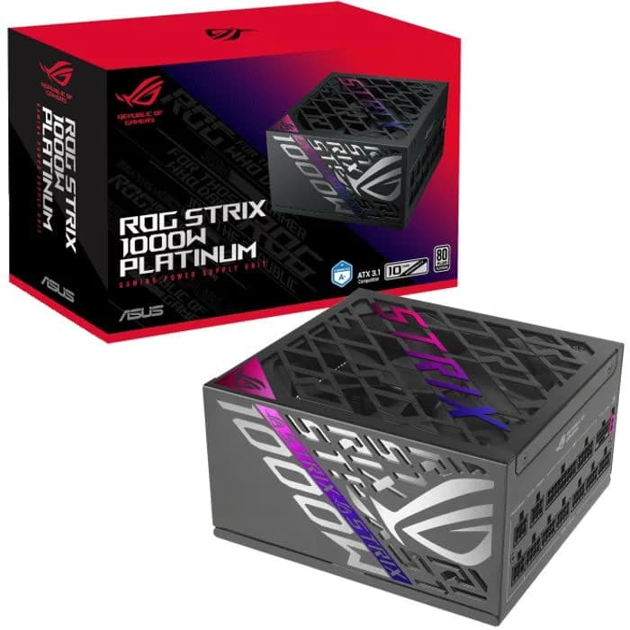 Napajanje Asus ROG Strix 1000W Platinum, 1000W, 80+ Platinum, modularno, ATX