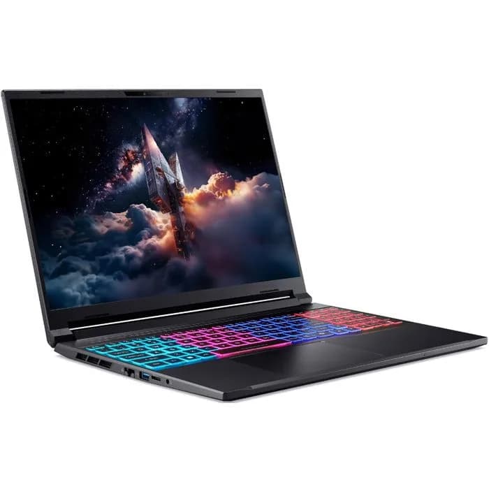 Notebook Acer Gaming Nitro V 16S, NH.U29EX.008, 16" 2K+ IPS 180Hz, Intel Core 7 240H up to 5.2GHz, 32GB DDR5, 1TB NVMe SSD, NVIDIA GeForce RTX5070 8GB, no OS
