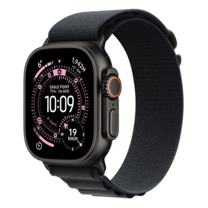 Pametni sat Apple Watch Ultra 3 GPS+Cellular, 49mm, Black Titanium Case, Black Titanium Milanese Loop (M)