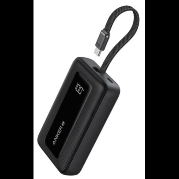 Power Bank Anker Zolo A1688H11, 10000 mAh, 30W, USB-C, USB-A, crna