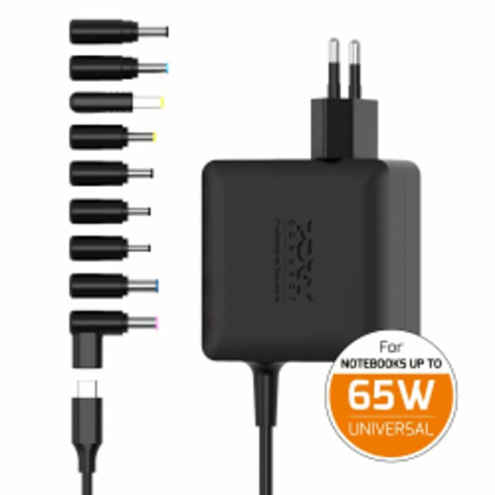 Punjač za laptop Port 65W, USB-C, Univerzalni