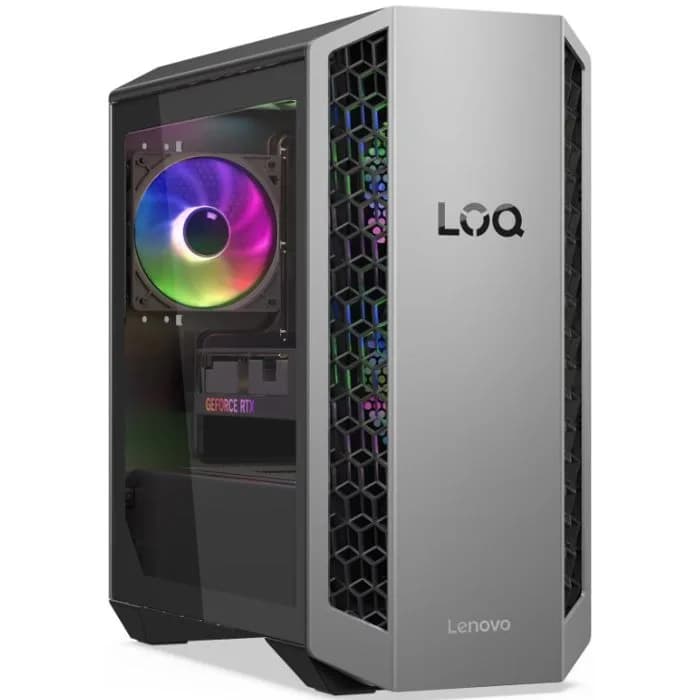 Stolno računalo LENOVO LOQ Tower 26ADR10, 91DF008HSC, AMD Ryzen 7 8745HX, 32GB DDR5, 1TB M.2 2280 NVMe SSD, NVIDIA GeForce RTX 5060 8GB GDDR7, Free DOS