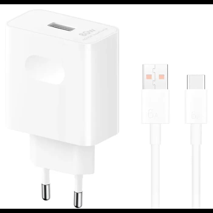 Strujni punjač Honor, 80W, USB-C, White