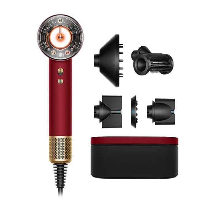 Sušilo za kosu Dyson Supersonic Nural HD16 +Coily Limited Edition, Red Velvet/Gold Curly