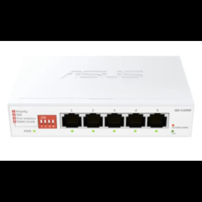 Switch Asus QG-U1050, 5 portni, 5x10/100/1000Mbs, unmanaged, White