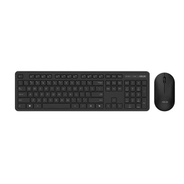 Tipkovnica + Miš Asus CW-100, bežična, HR layout, Black