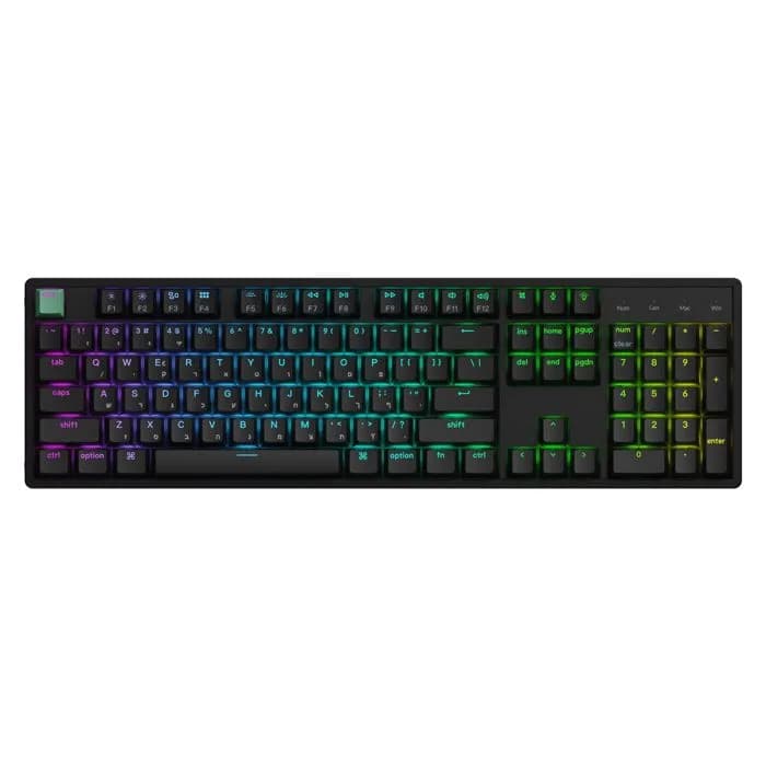 Tipkovnica Keychron K10 HE, bežična, gaming, mehanička, magnetic switches, UK Layout, RGB, Black