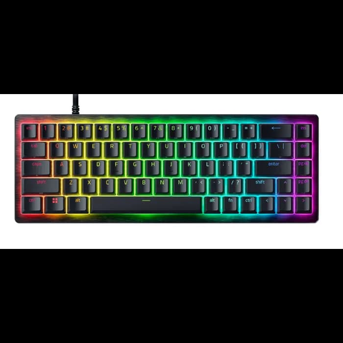 Tipkovnica Razer Huntsman V3 HE Mini, žičana, gaming, mehanička, linear magnetic switches, TKL, RGB, Black, RZ03-05930100-R3M1