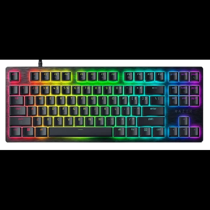 Tipkovnica Razer Huntsman V3 HE TKL, žičana, gaming, mehanička, linear magnetic switches, TKL, RGB, Black, RZ03-05920100-R3M1