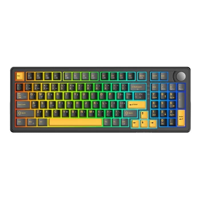 Tipkovnica White Shark Excalibur GK-007152, bežična, gaming, mehanička, red switches, HR Layout, LED, Black