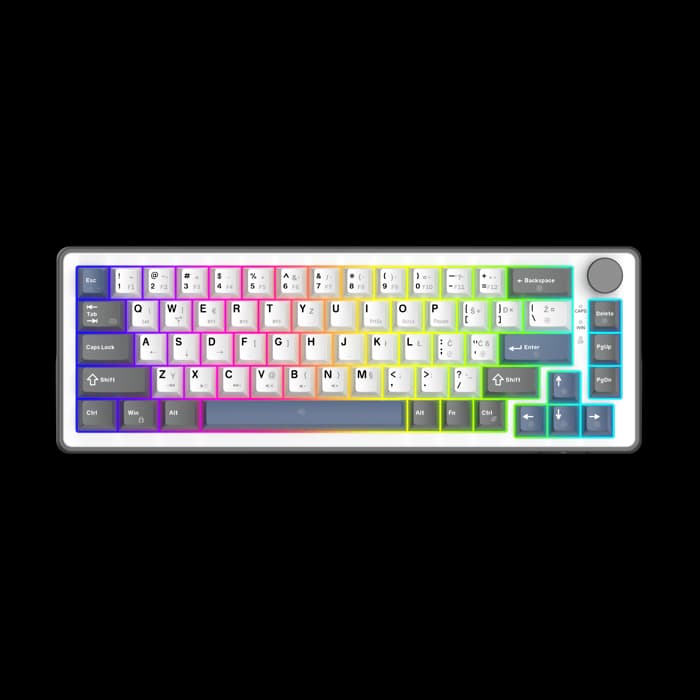 Tipkovnica White Shark Excalibur, bežična, HR Layout, Bijela