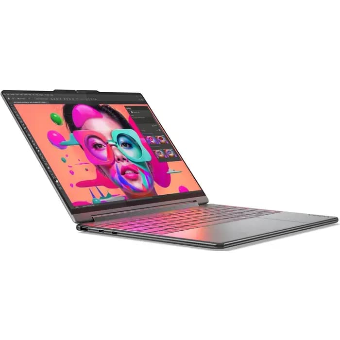 Ultrabook Lenovo Yoga 9 2-in-1, 83LC001HSC, 14" 2.8K OLED 120Hz HDR1000 Touch, Intel Core Ultra 7 256V up to 4.8GHz, 16GB DDR5, 1TB NVMe SSD, Intel Arc 140V, Win 11 Pro