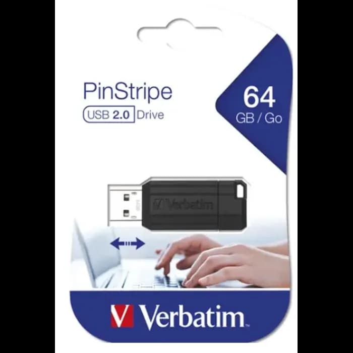 USB stick Verbatim 49065, USB 2.0, 64GB, USB-A, Crni
