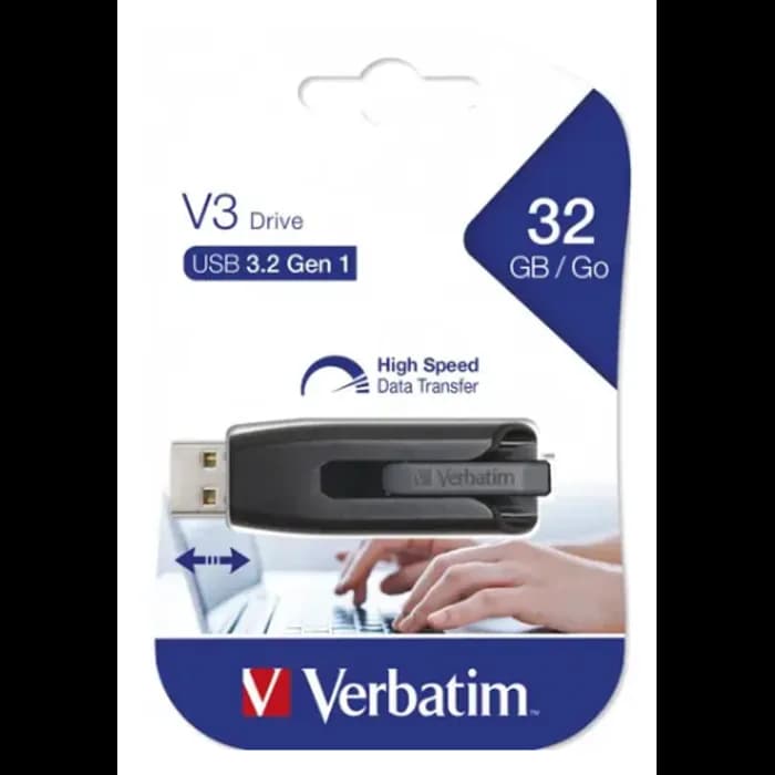 USB stick Verbatim 49173, USB 3.2, 32GB, USB-A, Crni