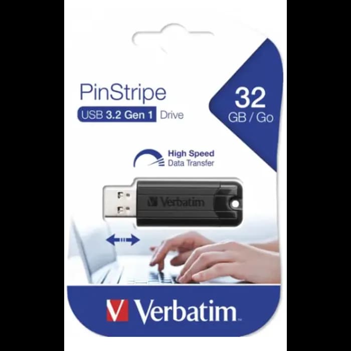 USB stick Verbatim 49317, USB 3.2, 32GB, USB-A, Crni