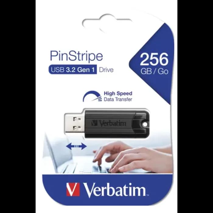 USB stick Verbatim 49320, USB 3.2, 256GB, USB-A, Crni