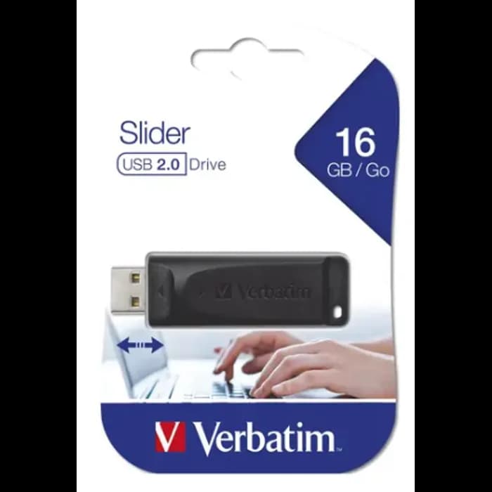 USB stick Verbatim 98699, USB 2.0, 16GB, USB-A, Crni