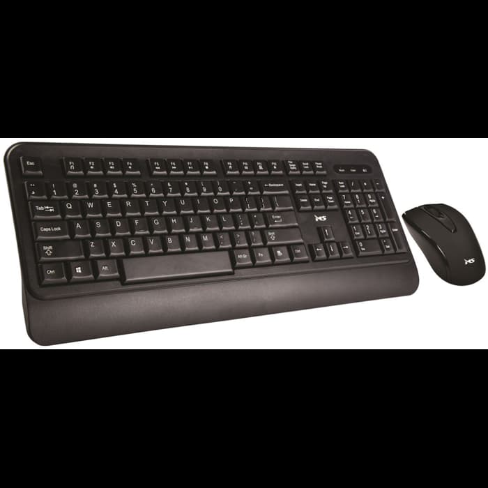Tipkovnica + miš MS Alpha M300, bežični, US Layout, crni