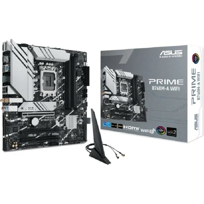 Matična ploča Asus Prime B760M-A WiFi DDR5, Intel LGA1700, WiFi, Bluetooth, Micro ATX