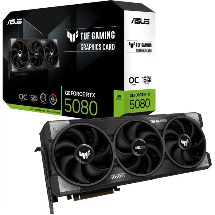 Grafička Asus GeForce RTX5080 TUF Gaming OC, 16GB GDDR7