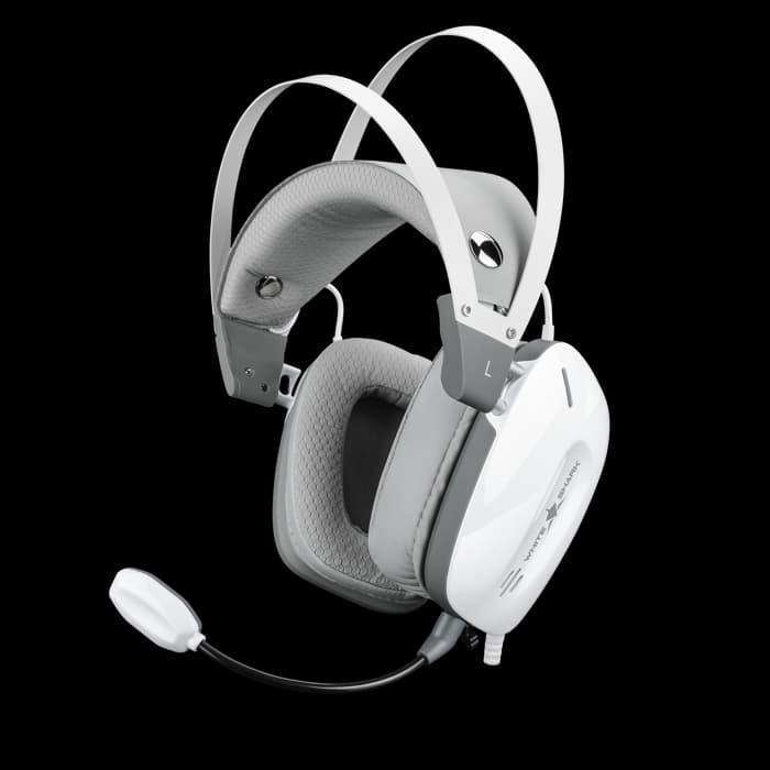 Slušalice White Shark Premium Line GH-2446 Gottan, žičane, gaming, mikrofon, over-ear, PC, PS4, PS5, Xbox, bijele
