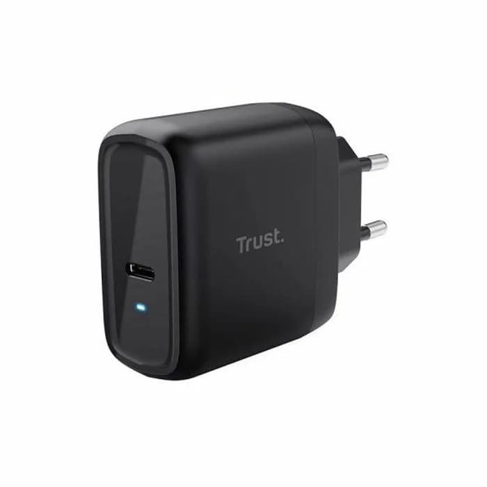 Strujni Punjač Trust Maxo, 65W, USB-C, Kabel USB-C na USB-C, Black