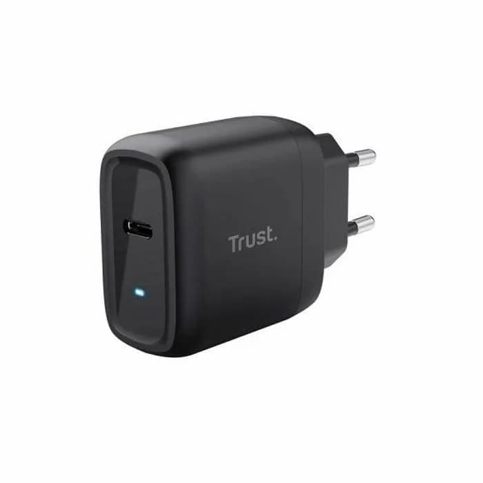 Strujni punjač Trust Maxo 24816, 45W, USB-C, USB-C na USB-C kabel, Black