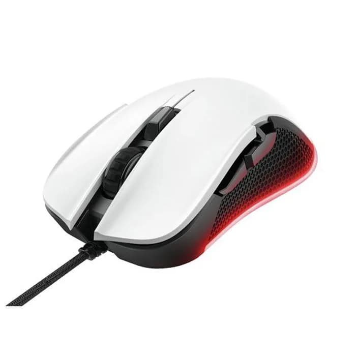 Miš Trust GXT 922W Ybar, žičani, gaming, 7200DPI, RGB, White