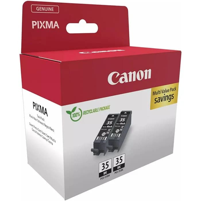 Tinta Canon PGI-35BK, 1509B029, Two Black (Multipack)