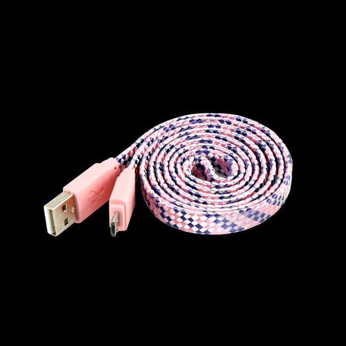 Kabel SBOX, USB-A(M) na Micro USB(M), 1m, Pink