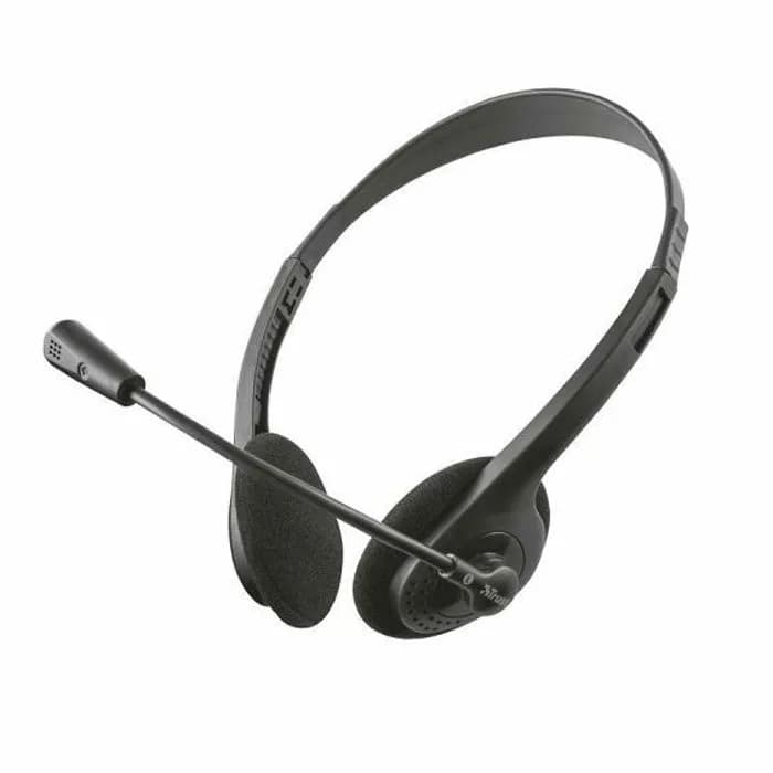 Slušalice Trust Primo 21665, žičane, mikrofon, on-ear, PC, Black