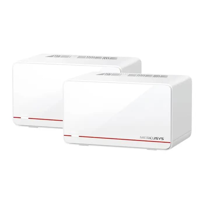Router Mercusys Mesh System Halo H37BE, BE6500, (2-Pack), Dual Band 2.4GHz/5GHz, 3×LAN/WAN, Mesh WiFi System