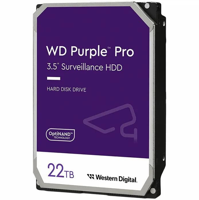 Hard disk WD Purple Pro (3.5", 22TB, SATA3 6Gb/s, 512MB Cache, 7200rpm)