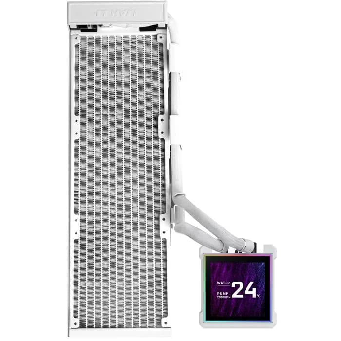 Vodeno hlađenje Lian Li HydroShift II LCD-S 360 Fanless, 3x120mm, Intel i AMD, bez ventilatora, White